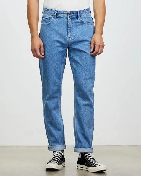 Lee Mens Straight 80 Jeans Fragment Blue Size 36