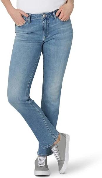 Lee Women's Denim Pant and Jean Anchor Core Straight-Leg Jeans - Women & Women's Tall 16 S