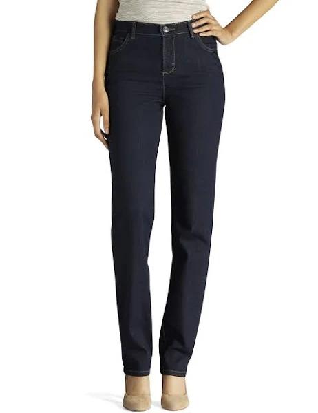 Lee Women's Instantly Slims Classic Relaxed Fit Monroe Straight Leg Jean