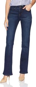 Lee Women's Jeans Blue Size 16 Small Stretch Regular Fit Bootcut