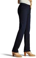 Lee Women's Jeans Dark Blue Size 18x29 Long Stretch Relaxed Fit