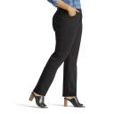 Lee Women's Missy Classic Fit Monroe Straight-Leg Jean, Black, 12