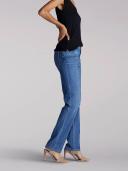 Lee Women's Petite Relaxed Fit Straight Leg Jean