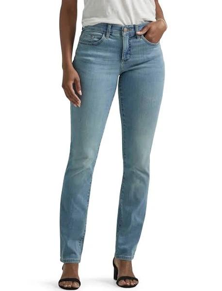 Lee Womens 34085 Motion Series Total Freedom Straight Leg Jean Jeans