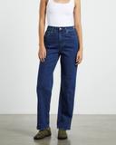 Lee Womens High Baggy Jeans Missy Blue Size 9