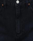 Lee Womens High Relaxed Shorts Black Theory Size 14