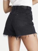 Lee Womens High Relaxed Shorts Black Theory Size 8