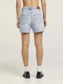 Lee Womens High Relaxed Shorts Snapshot Blue Size 11