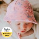 Legionnaire Hat With Strap - Lilac - 50cm / 1-2 Years / M Bedhead Hats