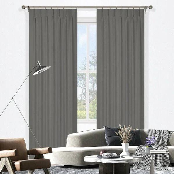 Leicester Room Darkening Pinch Pleat Curtains