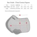 LeMieux Close Contact Plain Square - White