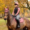 LeMieux Orchid Classic Horse Fly Hood - Medium
