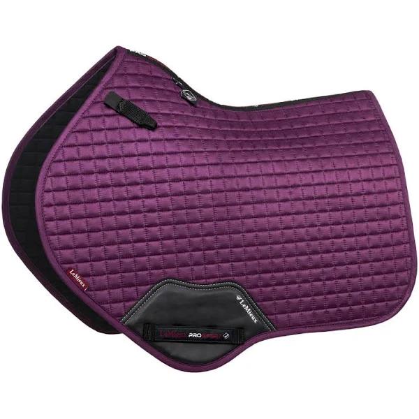 LeMieux ProSport Suede Close Contact Square - Blackcurrant - Large