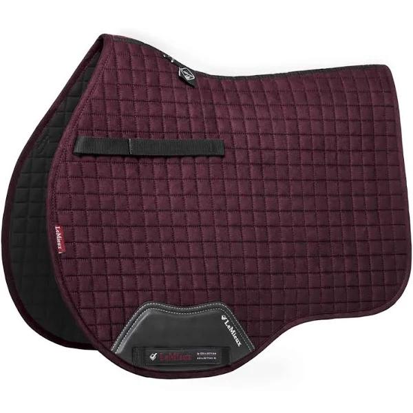LeMieux proSPORT Suede GP/Jump Square Saddlecloth - Rioja
