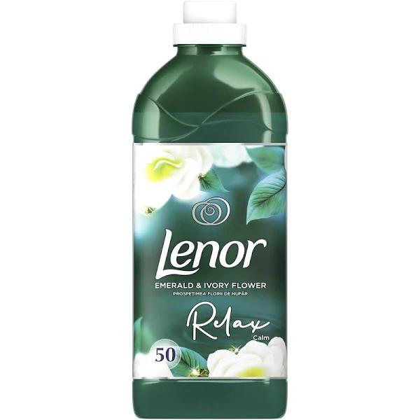 Lenor Emerald & Ivory Flower Softener (Relax) 50 Washes 1.5L