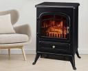 Lenoxx 1800w Electric Fireplace Heater W/ Fire Effect Lf180– Premium