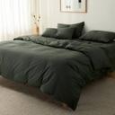 Leo Washed Cotton | Clay Quilt Cover | Double | Sheet Society