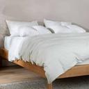 Leo Washed Cotton | Clay Quilt Cover | Double | Sheet Society