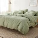 Leo Washed Cotton | Clay Quilt Cover | King | Sheet Society