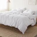 Leo Washed Cotton | Clay Quilt Cover | King | Sheet Society