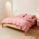 Leo Washed Cotton | Mocha Stripe Quilt Cover | Single | Sheet Society