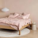 Leo Washed Cotton | Mocha Stripe Quilt Cover | Single | Sheet Society