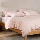 Leo Washed Cotton | Mocha Stripe Quilt Cover | Single | Sheet Society