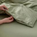 Leo Washed Cotton | Sage Quilt Cover | Super King | Sheet Society