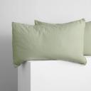 Leo Washed Cotton | Sage Quilt Cover | Super King | Sheet Society