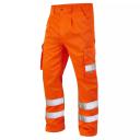 Leo Workwear Bideford Poly/Cotton Cargo Trouser Orange