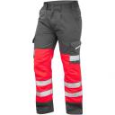 Leo Workwear Bideford Poly/Cotton Cargo Trouser Orange/Navy