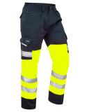 Leo Workwear Bideford Poly/Cotton Cargo Trouser Yellow