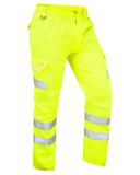 Leo Workwear Bideford Poly/Cotton Cargo Trouser Yellow/Navy