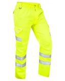 Leo Workwear Bideford Poly/Cotton Cargo Trouser Yellow/Navy
