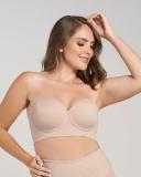 Leonisa 011911 Strapless Longline Push-Up Bra Black