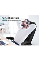 Levede Office Chair Study Gaming Computer Racing PU Leather Executive Footrest