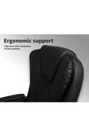 Levede Office Chair Study Gaming Computer Racing PU Leather Executive Footrest