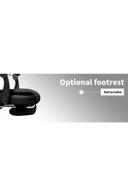 Levede Office Chair Study Gaming Computer Racing PU Leather Executive Footrest