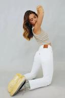 Levi's 501 Original Cropped Jeans Come Clean White 29/28