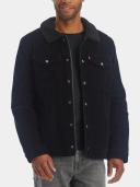 Levi's Corduroy Sherpa Lined Rust Red Trucker Jacket in Size