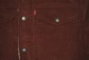 Levi's Corduroy Sherpa Lined Rust Red Trucker Jacket in Size