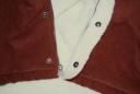 Levi's Corduroy Sherpa Lined Rust Red Trucker Jacket in Size