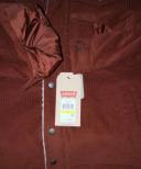 Levi's Corduroy Sherpa Lined Rust Red Trucker Jacket in Size