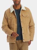 Levi's Corduroy Sherpa Lined Rust Red Trucker Jacket in Size