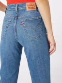 Levi's High Waisted Mom Jean in Mid wash-Blue