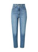 Levi's High Waisted Mom Jean in Mid wash-Blue