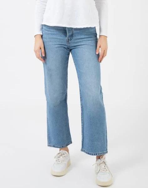 Levi's Ribcage Cropped Jeans Blue