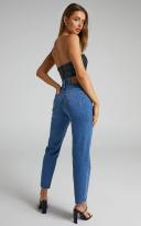 Levi's Ribcage Straight Leg Ankle Jean Jive Together Mid Blues 32/29