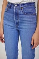 Levi's Ribcage Straight Leg Ankle Jean Jive Together Mid Blues 32/29