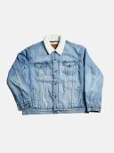 Levi's Sherpa Trucker Jacket Blue Blue M